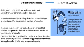 Utilitarian Rule Act utilitarian and rule utilitarian and other ethical theories | PPTX