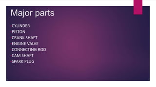 Presentation on Petrol Engine | PPTX