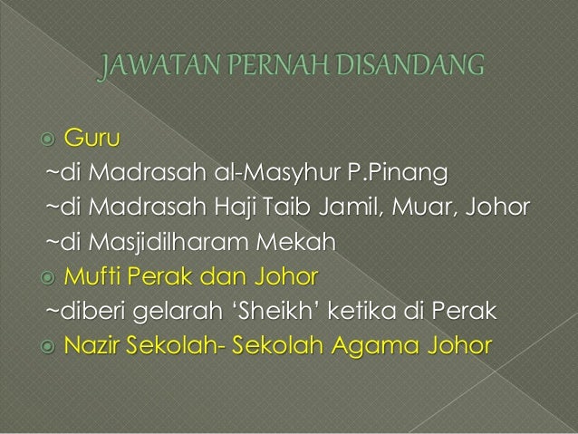 Syeikh tahir jalaluddin