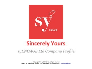 syENGAGE Company Profile