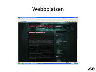 Webbplatsen