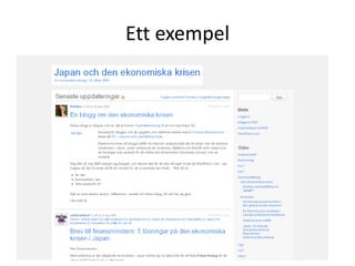 Ett exempel