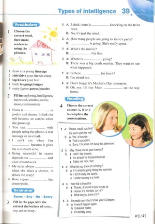 Blockbuster 2 workbook & grammar book