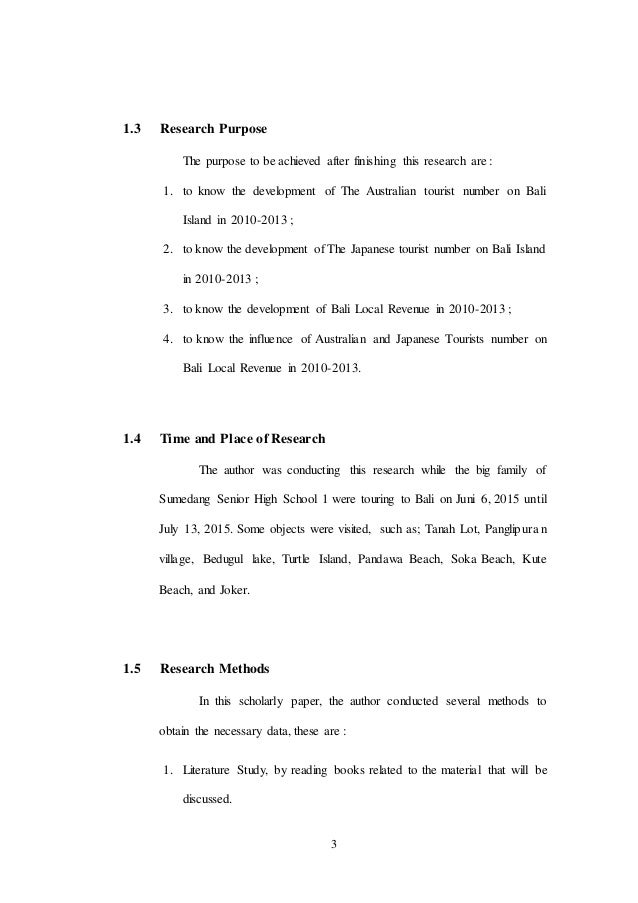 Syifa S Scholarly Paper The Influence Of Australian And Japanese Tou