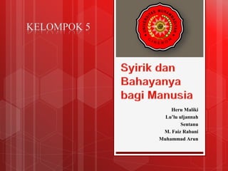 Faiz Rabani Apa Itu Syirik dan Bahayanya Bagi Manusia.pptx