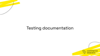 Testing documentation
 
