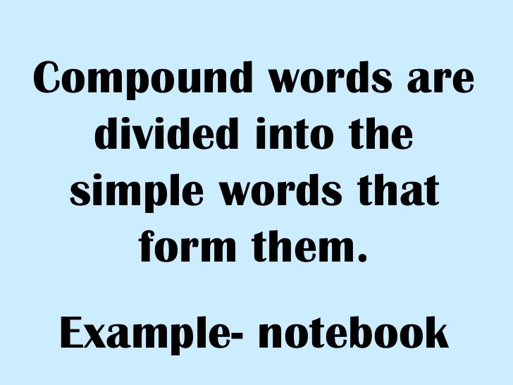 syllabication rules words with form in them