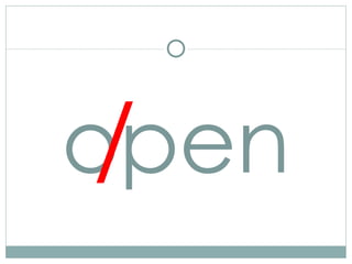 open / 