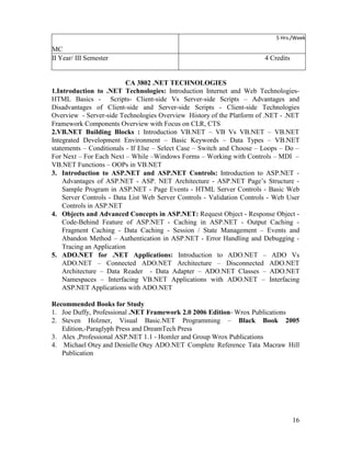 Syllabus | PDF