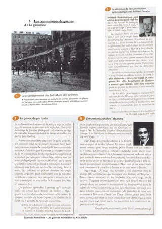 66
Sciences humaines – Les guerres mondiales au XXe siècle
5. Les traumatismes de guerres
A : Le génocide
 