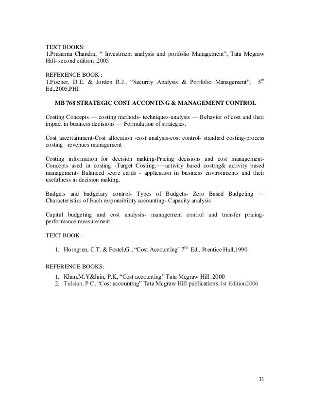 Projects By Prasanna Chandra Pdf