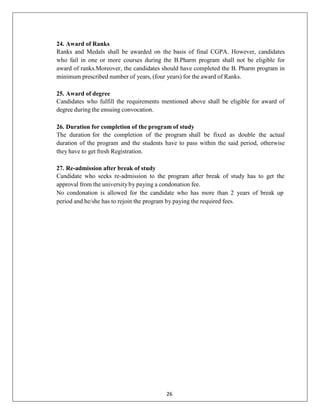 Syllabus_B_Pharm for b pharm student studing under Rajiv Gandhi ...
