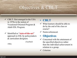 Syllabus design by amina qatan (part one) | PPT
