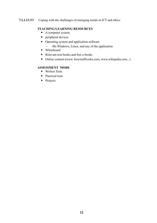 Syllabus diploma ict [1](1) | PDF