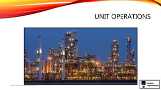 UNIT OPERATIONS
www.ChemicalEngineeringGuy.com
 