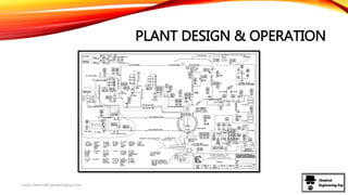 PLANT DESIGN & OPERATION
www.ChemicalEngineeringGuy.com
 