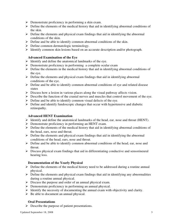 yearly physical exam