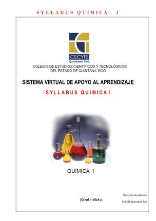 Syllabus quimica 1