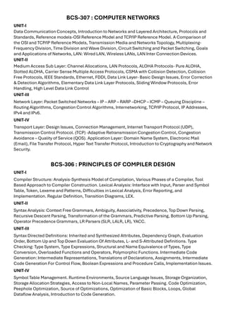 Operators For Python Comprehensive Study of Computer Networks, Compiler Design, Operating ...