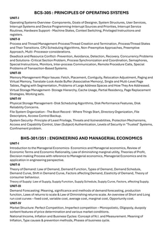Comprehensive Study of Computer Networks, Compiler Design, Operating ...