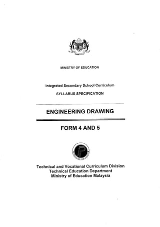 Syllabus Specifications Enginering Drawing
