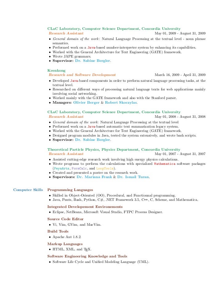 Sylvain Bellemare Resume