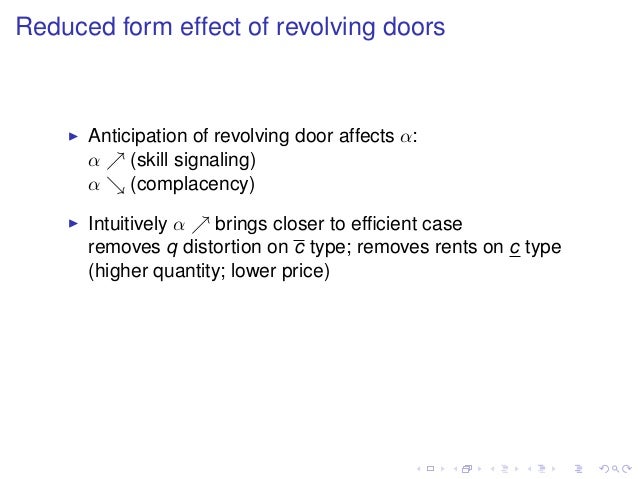 Comments On The Value Of Revolving Doors In Brazilian