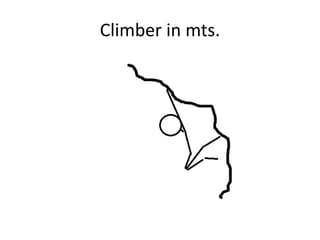 Climber in mts.