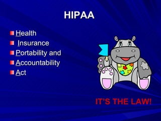 Sylvia hipaa powerpoint presentation 2010(2) | PPT