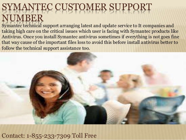 symantec customer support number 1 855 233 7309 symantec technical support