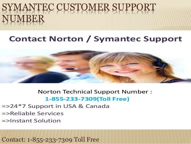symantec customer support number 1 855 233 7309 symantec technical support