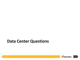 Data Center Questions
 