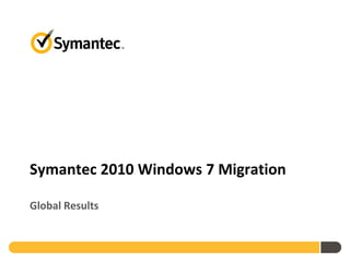 Symantec 2010 Windows 7 Migration

Global Results
 
