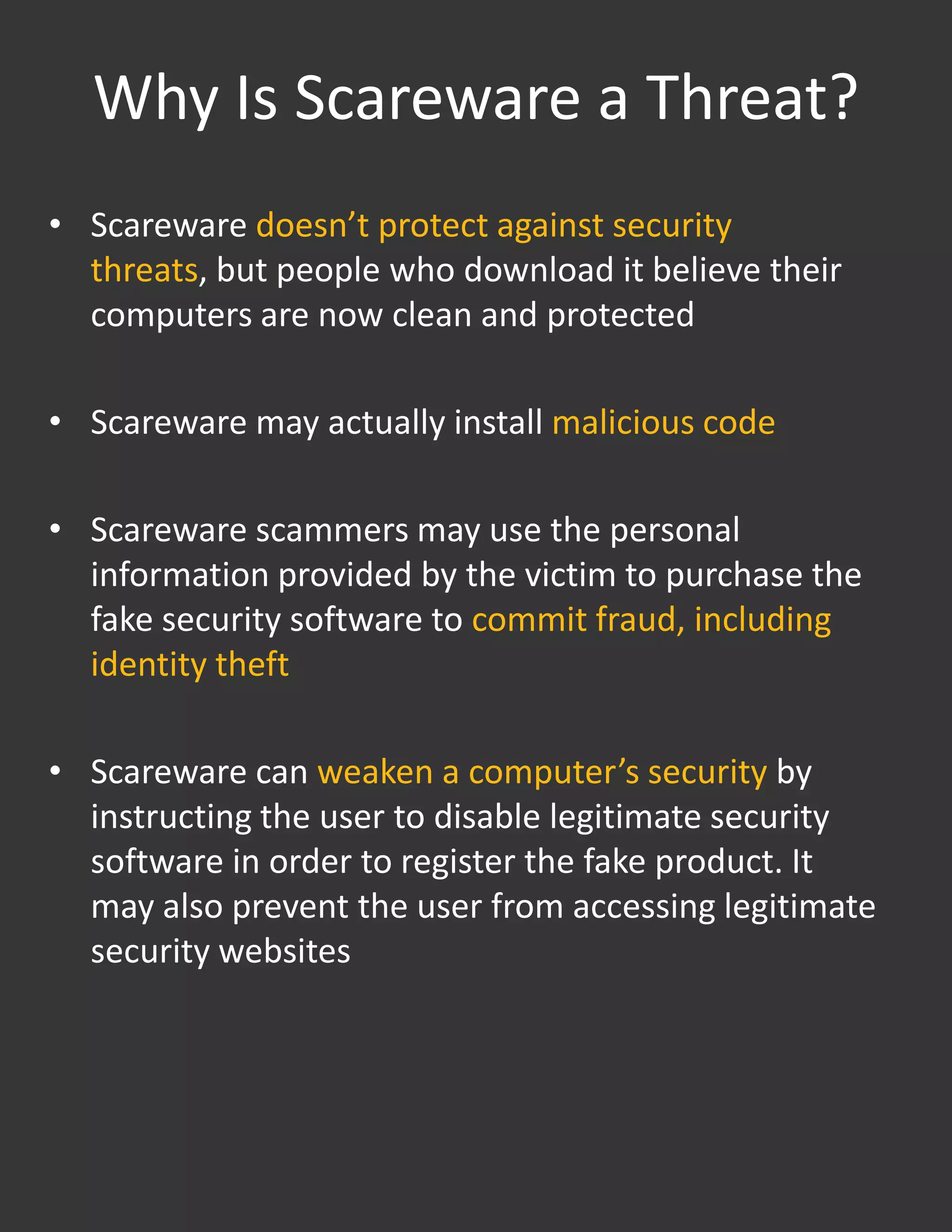 Fat Cat Cybercriminals Are Growing Rich By Scareware FranchisingThe sale and distribution of scareware uses an affiliate-based business model, similar to buying a well-known high street franchise business. Some distribution sites offer their affiliates incentives in the form of bonuses for a certain number of installs as well as VIP points and prizes such as electronics and luxury cars