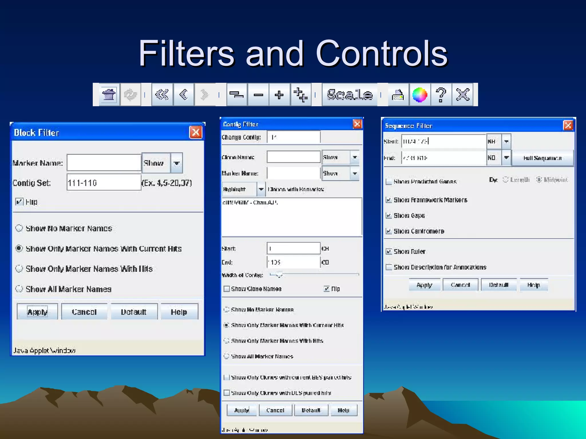 Filters and Controls 