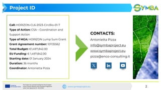 Projet Simba Get inspired by SYMBA Project: promoting Industrial Symbiosis | PDF