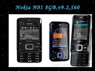 Nokia N81 8GB,v9.2,S60 