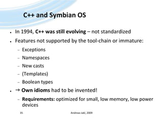 Symbian OS Overview | PPTX