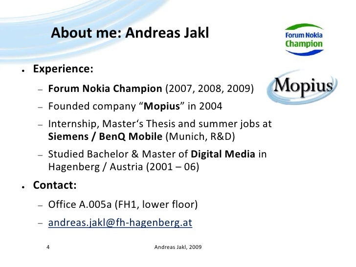 Siemens master thesis