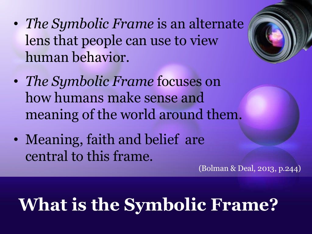 Symbolic frame educational lens 140725