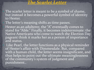 Реферат: The Symbolism Of The Scarlet Letter