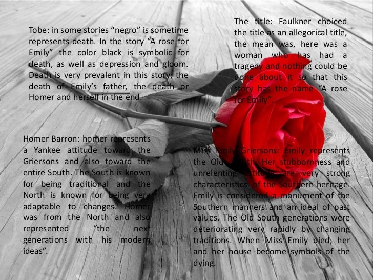 Research paper on a rose for emily