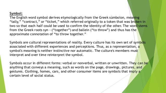 Symbolism – its significance and role in human