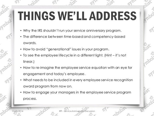 employee tenure awards