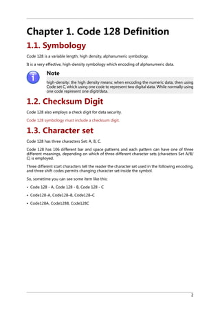 Symbology code128 | PDF