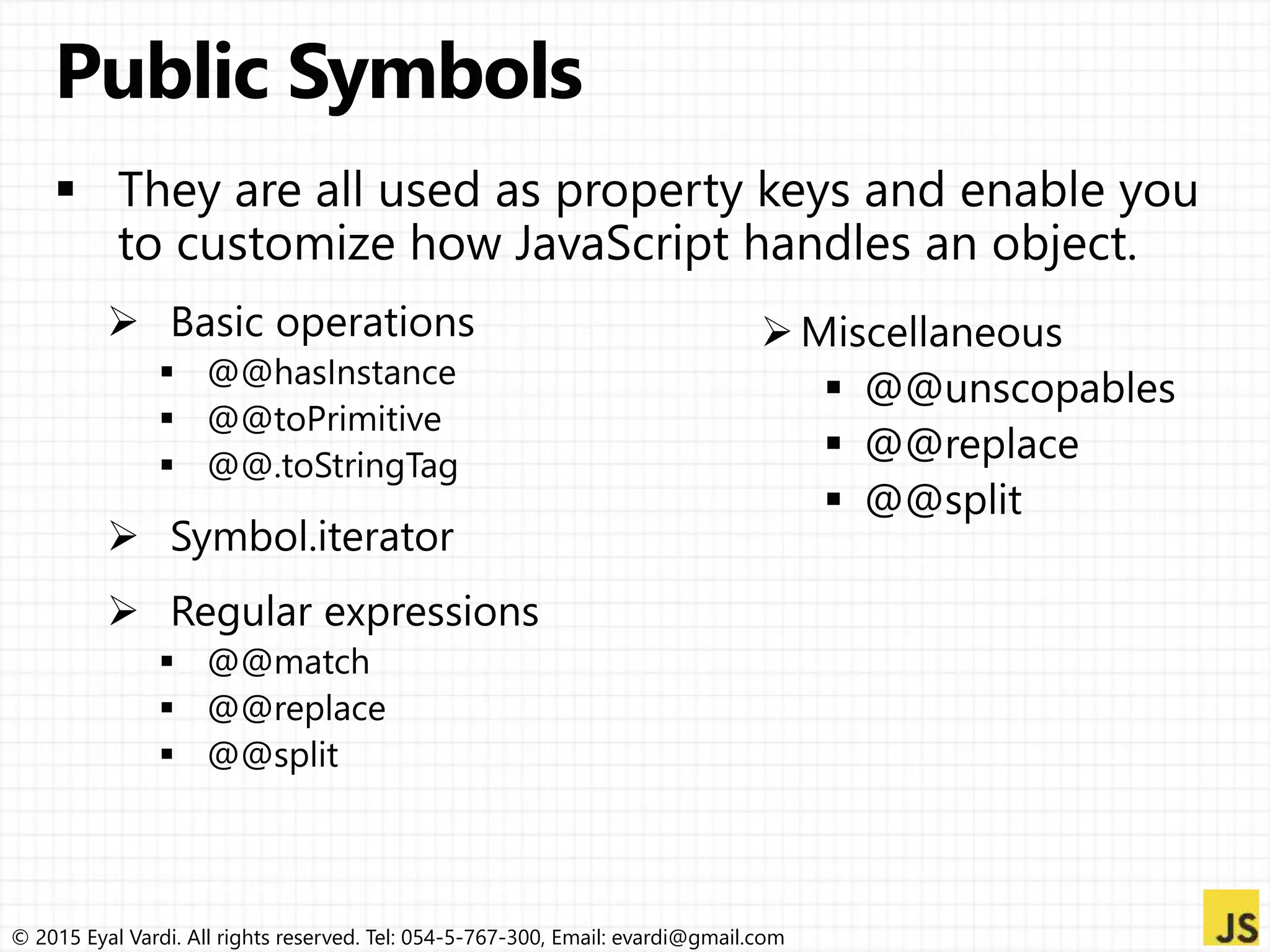 © 2015 Eyal Vardi. All rights reserved. Tel: 054-5-767-300, Email: evardi@gmail.com
 