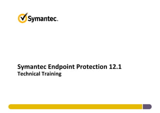 Symantec Endpoint Protection 12.1
Technical Training
Technical Training

 