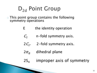 GROUP THEORY ( SYMMETRY) | PPTX