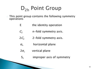 GROUP THEORY ( SYMMETRY) | PPTX