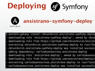ansistrano-symfony-deploy
Deploying
 